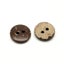 250pcs 15mm Brown Coconut Shell 2 Holes Sewing Buttons Scrapbooking Carousel 3