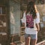Ashgaily Oversized T Shirts Women Cotton Tee Graphic Drop Shoulder Carousel 5