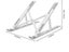 Laptop Stand For MacBook Pro Air Notebook Foldable Tablet Bracket Laptop Holder Carousel 7