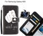 Samsung Galaxy A05 case 3 card leather wallet case printed ID Carousel 1