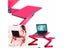 1 Pc Pack Foldable Lapdesk Laptop Table With Air Hole Aluminum Alloy Bracket Carousel 7