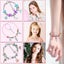 112Pcs DIY Charm Jewelry Beads Crafts Bracelet Making Kit Gifts NEW Carousel 6