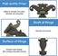 Antique Hinges bronze Decorative Retro Carved Hinge Cabinet Hinges For Doors Cup Carousel 3