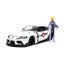Jada 33682 1/24 2020 Toyota Supra w/Roy Focker Figurine - Robotech Carousel 1