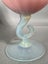 Labeled 1950s Empoli Italy Opaline Glass Vase "Lavorazione a mano" Carousel 13