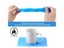 1PCS Safe Silicone Epoxy Resin Molds Accessories For Jewelry Making Blue Rose Carousel 6