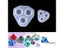 1PCS Diamond Small Pendant Silicone Mold For Resin DIY Crafts Jewelry Making Carousel 3