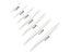 5PCS Open Curved Beading Needles Pins Jewelry Making Tools Stainless Steel Carousel 3