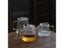 HMLOVE High Boron Silicon Stripe Transparent Glass Tea Pot Kung Fu Teawear Set Carousel 3