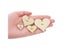 Wooden Love Heart Hanging Ornaments For Wedding DIY Carousel 6