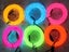 3M EL Wire Neon Glowing Light Strip for Halloween Christmas Party - Orange Carousel 2