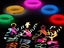 3M EL Wire Neon Glowing Light Strip for Halloween Christmas Party - Orange Carousel 3