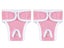2Pcs Reusable Female Dog Nappy Diapers Hygiene Pants Sanitary Pants - Pink XL Carousel 4