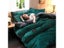 Thick Solid Color Velvet Duvet Cover Winter Bedding Set 220*240 Carousel 1