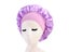 Women's Satin Night Hair Cap Solid Sleeping Hat Sleep Care Bonnet Carousel 8