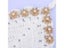 10PCS 16mm Rhinestone Pearl Snowflake Cabochon Metal Buttons For Clothing Decor Carousel 4