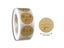 100-500pc Round Gold Labels Thank You Kraft Stickers 1 Inch Wedding Pretty Gift Carousel 3