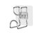 1Pcs Stainless Steel Washbasin Rack Saving Space Wall-Mounted Bathroom Basin Carousel 6