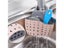 Home Storage Kitchen Sink Drain Basket Soap Sponge Shelf Carousel 4