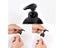 500ml Bathroom Kitchen Soap Bottle Matte Black Refillable Home Decoration Carousel 7