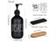 500ml Bathroom Kitchen Soap Bottle Matte Black Refillable Home Decoration Carousel 8
