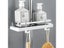 Bathroom Shower Storage Rack Organizer No Drilling Lifting Rod Shower Head Carousel 3