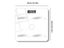 1pc Black/White Bluetooth Smart Body Fat Scale Charging Electronic Scale Carousel 8