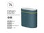 8L/7L Smart Sensor Trash Can Automatic Household Electronic Trash Can Kitchen Carousel 1