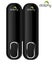 Dolphy Multi Compatible ABS Wall Mount Soap Dispenser 300ml (Pack of 2)- Black Carousel 1
