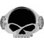 hdr0458 Harley-Davidson Mens Black Onyx Willie G Skull Ring Sterling Silver H... Carousel 2
