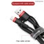 Baseus USB Cable For iPhone 13 12 11 X 8 7 6 6s Plus 5 5S SE iPad Charger 1M RED Carousel 10