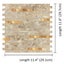 Self Adhesive 3D Wall Tiles Backsplashes Bricks Kitchen Bathroom Carousel 4