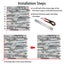 Self Adhesive 3D Wall Tiles Backsplashes Bricks Kitchen Bathroom Carousel 4
