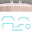 5 Meters Bendable Ceiling Curved Curtain Track Flexible Carousel 4