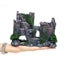 Aquarium Fish Tank Accessories Resin Ancient Castle Stone Ornaments Carousel 3