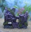 Aquarium Fish Tank Accessories Resin Ancient Castle Stone Ornaments Carousel 7