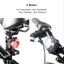 High Quality Bright Cycling Bicycle Bike 3 LED Head Front light 4 Carousel 4
