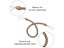1Pc Gold Handmade Weave Curtain Holder Clip For Home Decor Carousel 4