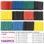 1060Pcs Heat Shrink Tubing Insulation Shrinkable Tube 2:1 Wire Cable Sleeve Kit Carousel 1