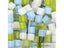100g Glass Mosaic Tiles Colorful 1cm Square Mosaic Craft Materials For Carousel 5
