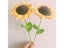 Finished 10pcs Hand-knitted Handmade Yarn Crochet Sunflower Bouquet Decorative Carousel 7