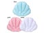 3Color Soft Fan-shaped Inflatable Bath Pillow Neck Support Suction Cups Spa Carousel 4