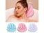 3Color Soft Fan-shaped Inflatable Bath Pillow Neck Support Suction Cups Spa Carousel 5