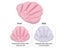 3Color Soft Fan-shaped Inflatable Bath Pillow Neck Support Suction Cups Spa Carousel 7