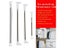 38-200cm Telescopic Shower Curtain Rod Punching-free Super-long Balcony Clothes Carousel 3