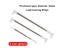 38-200cm Telescopic Shower Curtain Rod Punching-free Super-long Balcony Clothes Carousel 4