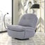 Recliner Chair Lounge 360oswivel Rocker Sofa Comfy Armchair Lounge Grey Carousel 7