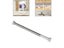 Spring Extendable Clothes Shower Curtain Violet Tension Rod Rail Door Closet Carousel 1
