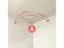 L-Shapaed Bathroom Bathtub Corner Shower Curtain Rod Large Space Stretchable Carousel 3