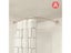 L-Shapaed Bathroom Bathtub Corner Shower Curtain Rod Large Space Stretchable Carousel 5